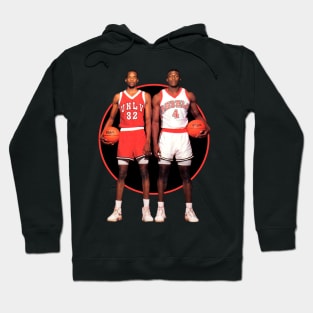 Vintage Stacey Augmon and Larry Johnson 1991 Hoodie